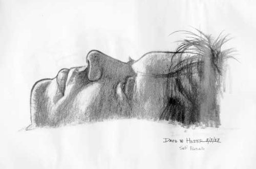 Self Portrait Lying Down
