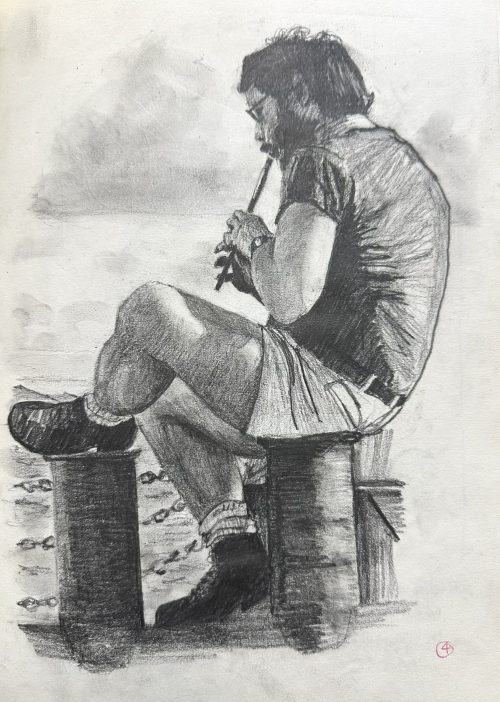 Sailor with Flute